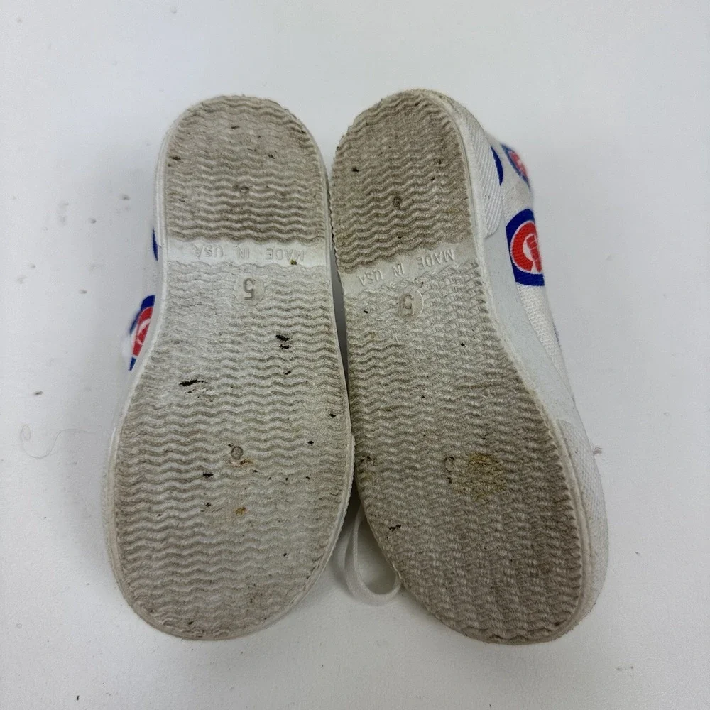 Chicago Cubs  Baby Toddler Shoes Hightops‎ Infant  Size 5 Vintage Lace Up
